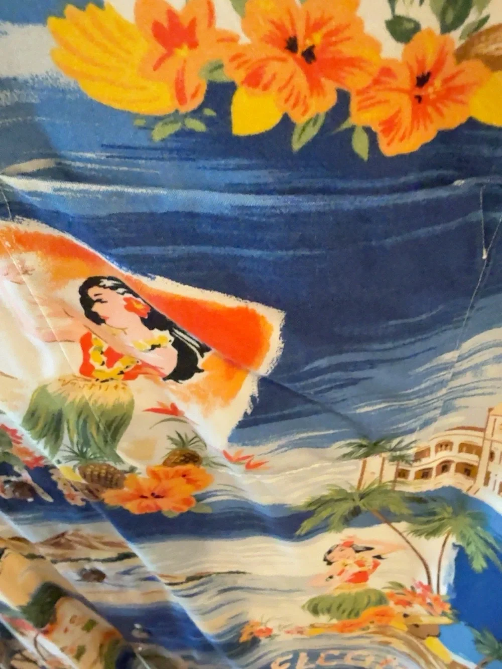 Polo Ralph Lauren Vintage Camp Hawaiian Aloha Hula Shirt L NWT